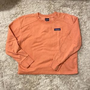 Girls Patagonia Cropped Crewneck Sweatshirt